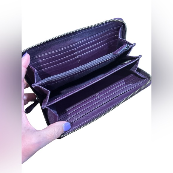 Coach Dark Purple Women's Wallet - Picture 6 of 6